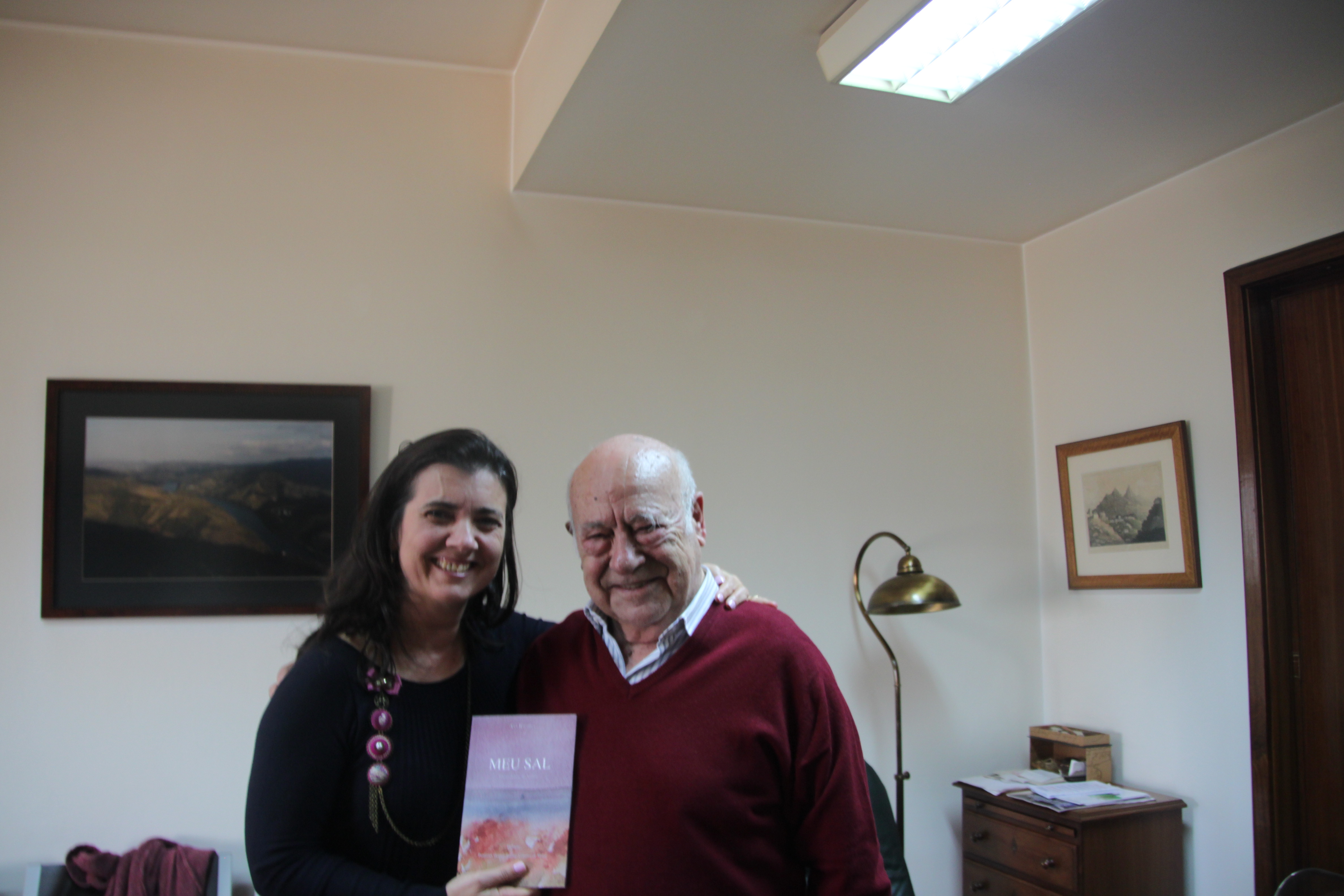 Ana Batarda com o Professor Doutor António Coimbra de Matos.